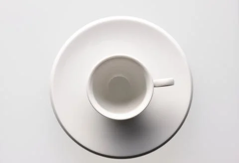 Empty coffee cup Stock Photos