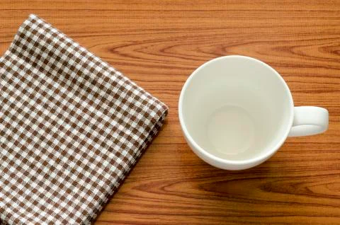 Empty coffee cup Stock Photos