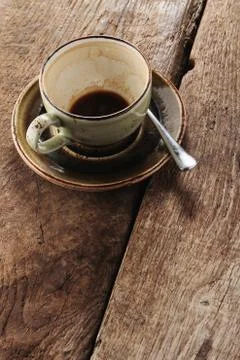 Empty coffee cup Stock Photos