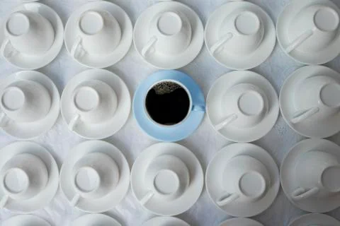 Empty coffee cup Stock Photos