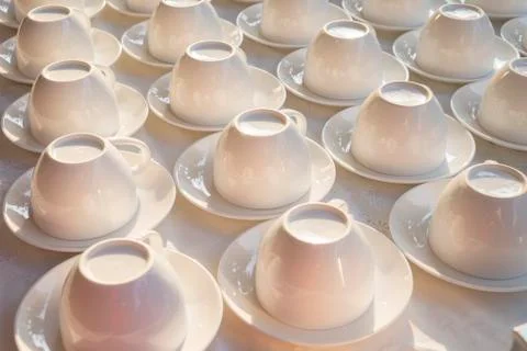 Empty coffee cup Stock Photos