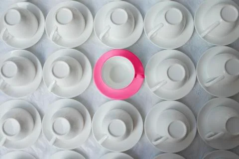 Empty coffee cup Stock Photos