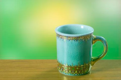 Empty coffee cup Stock Photos