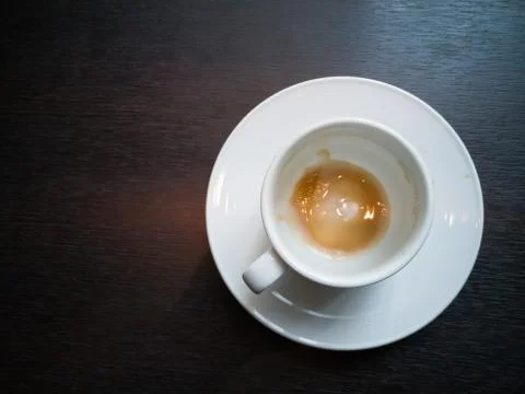 Empty coffee cup Foto stock