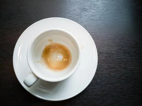 Empty coffee cup Stock Photos