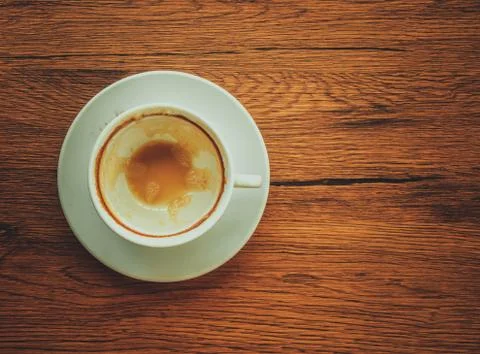 Empty coffee cup Stock Photos