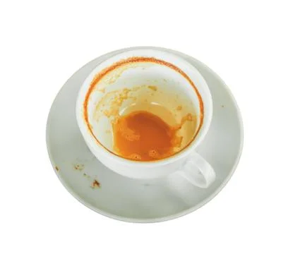 Empty coffee cup Stock Photos
