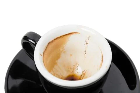 Empty coffee cup. Stock Photos