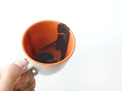 Empty coffee cup Stockfoto's