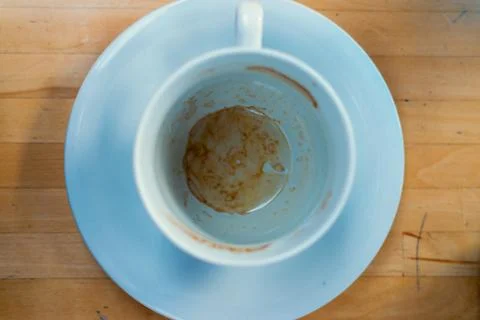 Empty coffee cup Stock Photos