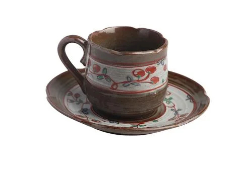 Empty coffee cup on white background Stock-Fotos