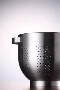 Empty colander Stock-Fotos