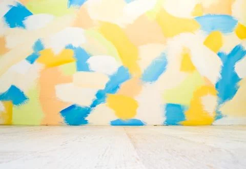 Empty color interior 库存照片