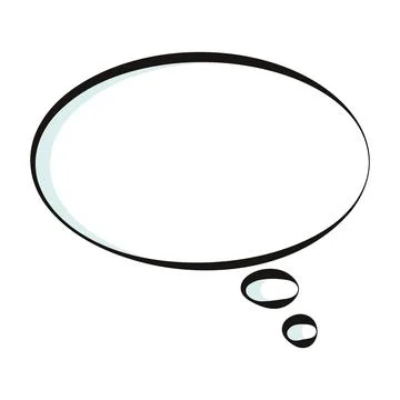 Empty comic bubble chat Vector Stock Illustration