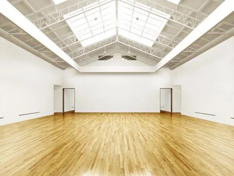 Empty Commercial interior Stock Illustration