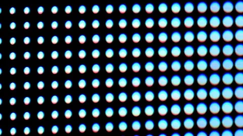 Empty computer screen. Glitch noise static VFX. Video background 스톡 동영상 255483172