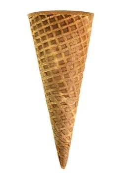 Empty cone ice cream Stock Photos