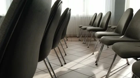 Empty conference hall with chairs Stock-Footage 147212564