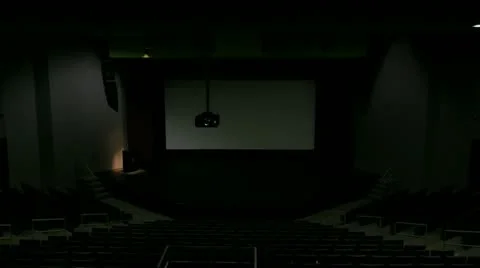 Empty conference hall theater Stock Footage 10901273