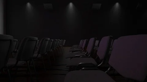 Empty Conference Room Stock Footage 108483924
