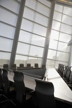 Empty conference room Stock Photos