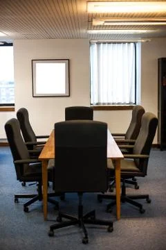 Empty conference room Stock Photos