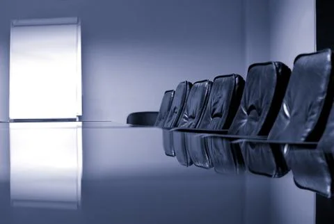 Empty conference room Stock Photos