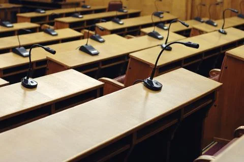 Empty conference room Foto stock