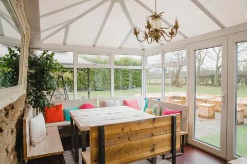 Empty Conservatory Interior Stock Photos