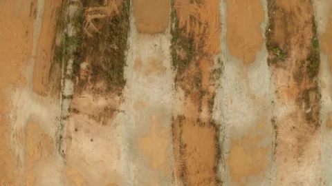 Empty Construction Land Aerial View Stock Footage 123813205