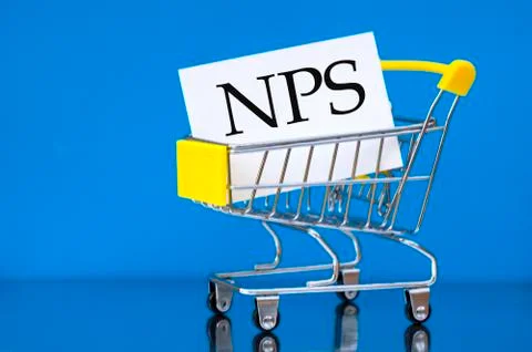 Empty consumer trolley with inscription inside - NPS Stock Photos