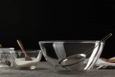 Empty cooking utensils on kitchen table 写真素材