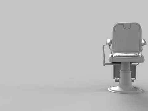 Empty copy space for text hair salon barber shop advertisement ready use 3d r Stock Illustration