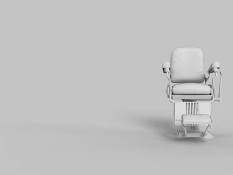 Empty copy space for text hair salon barber shop advertisement ready use 3d r Stock Illustration