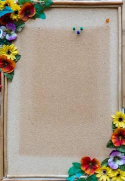 Empty cork board Stock Photos