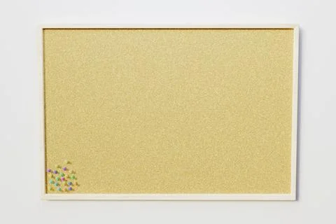 Empty cork panel mockup Stock Photos