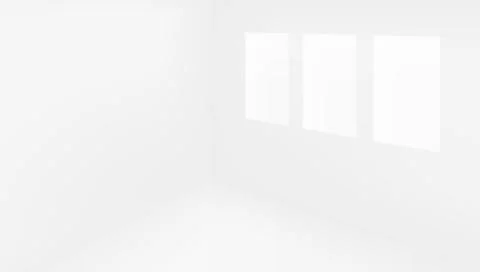 Empty Corner In The Room With Frames On The Wall Stock Illustration