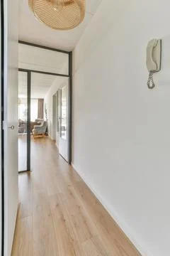 Empty corridor design Stock Photos