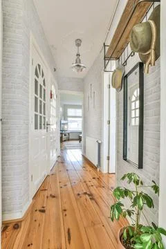 Empty corridor design Stock Photos