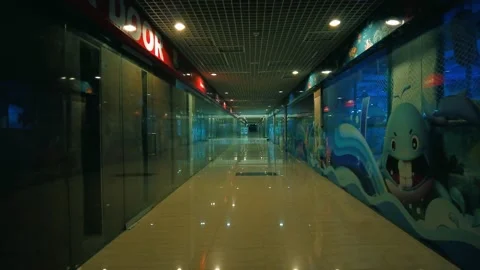 Empty Corridor Video stock 152095391