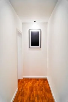 Empty corridor of modern office Stock Photos