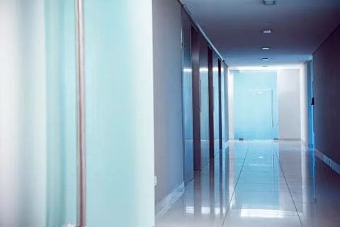 Empty corridor Stock Photos