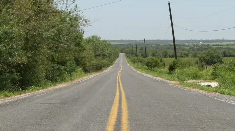 Empty Country Road Stock-Footage 793130