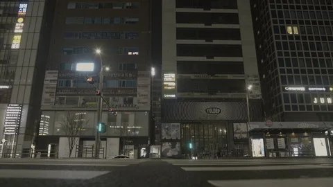 EMPTY CROSSWALK, BLINKING TRAFFIC LIGHT [PRORES422HQ] [4K to 1080P] Video stock 102895665