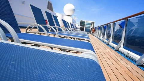 Empty Cruise Ship Stock Footage 127208433