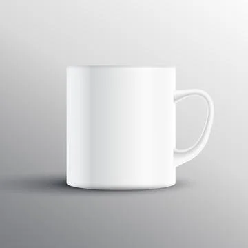 Empty cup display mockup design 스톡 일러스트