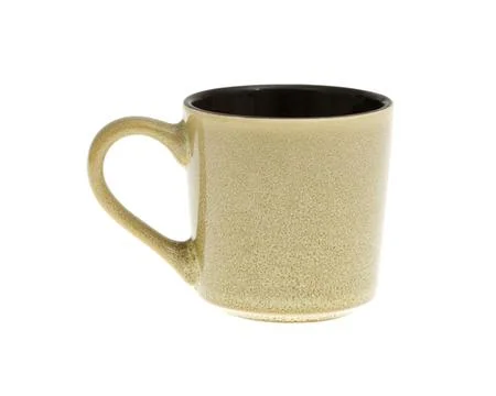 Empty cup isolated on white background. Stock Photos