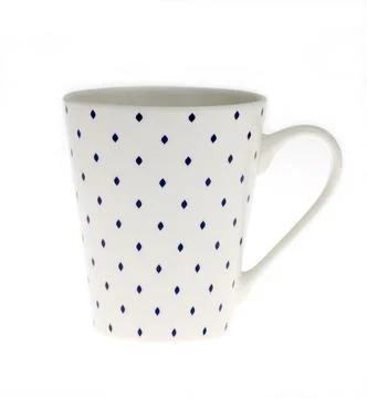 Empty cup isolated on white background. Stock Photos