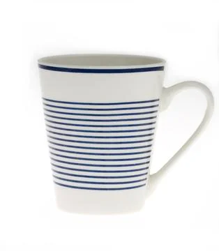 Empty cup isolated on white background. Stock Photos