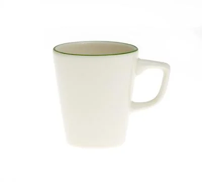 Empty cup isolated on white background. Stock Photos